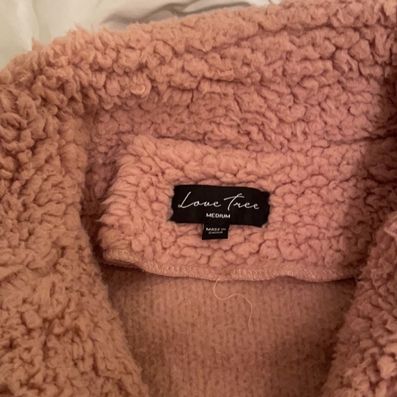 Fuzzy pink Sherpa jacket - Picture 2 of 2